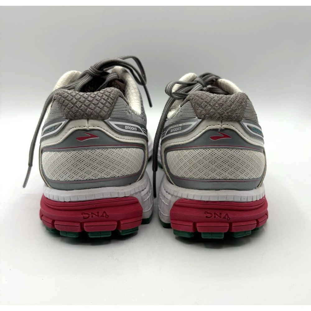 BROOKS Ghost 8 Sneaker Women's Size 9.5 Gray Pink Running Training Shoe - Picture 7 of 9